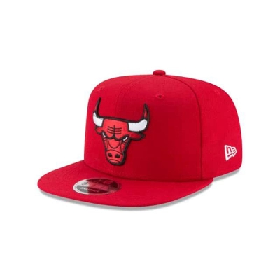 Red Chicago Bulls Hat - New Era NBA High Crown 9FIFTY Snapback Caps USA7160943